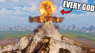 Every UEBS 2 God Defends MOUNT OLYMPUS vs 3 Million Invaders! - Ultimate Epic Battle Simulator 2