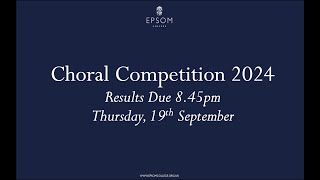 Choral Competition Results 2024