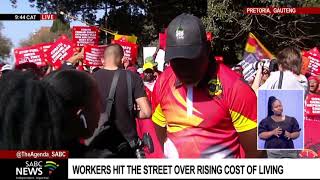 National Shutdown | Workers hit the streets over rising cost of living: Pretoria, GP