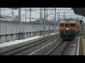 しなの鉄道169系 リバイバル急行「志賀」軽井沢駅発車 2012.3.31