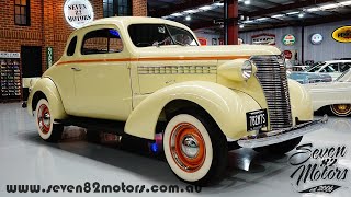 1938 Chevy RHD Coupe for sale @seven82motors Classics, Lowriders and Muscle Cars