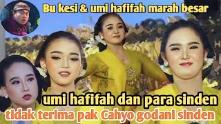 heboh.!! umi hafifah dan para sinden tidak terima pak Cahyo godani sinden, lucu poll