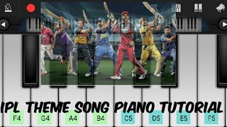 IPL Theme Song Piano Tutorial | IPL 2020 | IPL T20 |