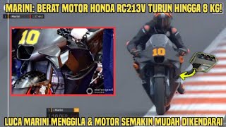 Heboh! Luca Marini: Berat Motor Honda RC213V Turun Hingga 8 Kg! Motor Semakin Mudah Dikendarai