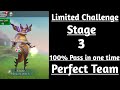 Lords mobile Limited challenge saving dreams stage 3|Dream witch limited challenge stage 3