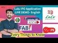 Episode#92-How To Apply For LULU IPO-( English Episode)- DEMO WITH ALL OPTIONS #ipo #luluipo