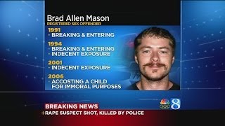 Rape, abduction suspect fatally shot by police