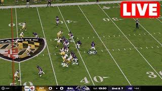 NFL LIVE🔴 Pittsburgh Steelers vs Baltimore Ravens | AFC Wild Card - 11th January 2025 NFL 25