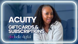How to work Acuity Scheduling: Packages, Giftcards, & Subscriptions