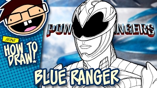 How to Draw BLUE RANGER (Power Rangers [2017] Movie) | Narrated Easy Step-by-Step Tutorial