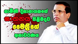 MAITHREEPALA SIRISENA ගාමිණී දිසානායක මහතාගේ ඝාතනය  කුමන්ත්‍රණ යක්ද