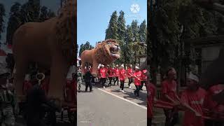 Wow Besar Banget Singa Raksasa Karnaval Kreatif Kroya Cilacap 2024 #shortvideo #fyp