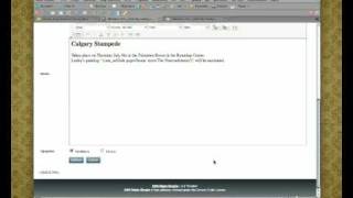 CMSMS - Calendar: edit entry