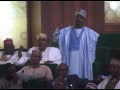 Hon Mohammed Gudaji Kazaure contributing on a point of order on personal explanation bordering on Di