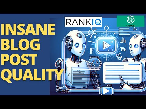RankIQ ChatGPT Assistant INSANE SEO Optimized Blog Posts