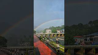 മഴവില്ല് | Beautiful 🌈 Rainbow  #Mundakayam #rainbow #kerala #kottayam #idukki #manimalayar