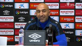 Rueda de prensa de Abelardo Fernández tras el Girona FC vs Deportivo Alavés (2-1)