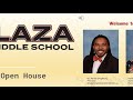 Plaza Open House Info 2024-25