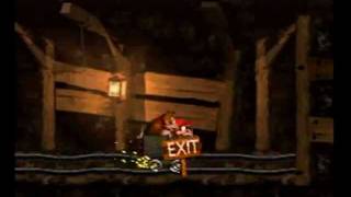 Donkey Kong Country - Mine Cart Carnage - Shortcut