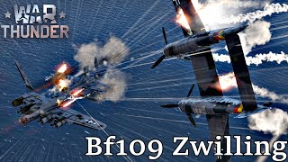 【Bf109Zwilling】ゆっくり空戦21“双子メッサーシュミットでも格闘したいんですけど、どうしたらいいですか ？【ゆっくり実況・空RB・WarThunder・ウォーサンダー】