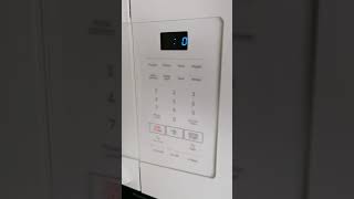 Power level setting on a Samsung microwave