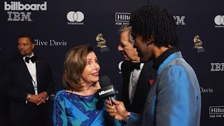 Nancy Pelosi Shares Her Comments On Upcoming Election & More | Clive Davis Pre-Grammy Gala 2024