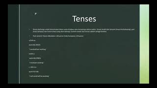 Tenses, Aspek, dan Aktionsart (semantic kel 9)