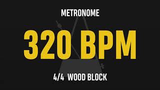 320 BPM 4/4 - Best Metronome (Sound : Wood block)