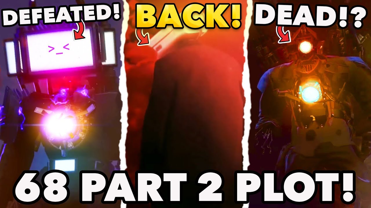 Skibidi Toilet 68 Part 2 Plot Skibidi Toilet 68 Part 1 2 All Secrets