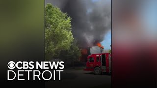 Crews respond to Ypsilanti house fire