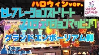 【グランドエンポーリアム側】ºoºハロウィンver/セレブレーションストリートプロジェクションマッピングºoº東京ディズニーランド/東京ディズニーリゾート35周年