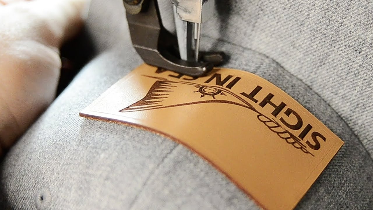 Stitching A Leather Hat Patch Using The Tippmann Boss - YouTube