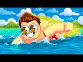 BECOMING MAX LEVEL SWIMMER 🌊 IN ROBLOX!!