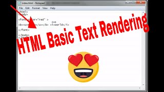 HTML Tutorial 02 - Basic Text Rendering (Beginners Guide to Making Web Pages)