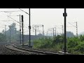 massive railway curve massive train with powerful ldh wag 9 making slow entry u0026 accelerating rapidly