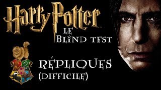 BLIND TEST HARRY POTTER : QUEL EST LE PERSONNAGE ? 20 RÉPLIQUES