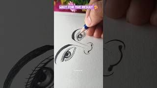 Durga Maa outline Drawing 😍💖||Durga Maa Drawing 🥰☺️||#shorts