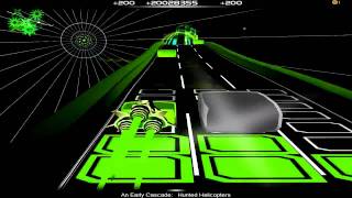 Audiosurf  An Early Cascade -  Hunted Helicopters (Audiosurf)