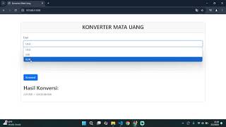 Tugas Project Pengembangan Web Konversi Mata Uang