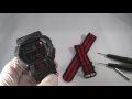 How to replace Casio GShock GD400 Strap Band with 2 Piece ZULU Nylon #jaysandkays