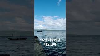 16일 태풍이 강타할예정 태풍전야 불안하다 #빅보이스토리 #필리핀 #태풍