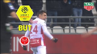 But Mathieu CAFARO (66') / Stade de Reims - RC Strasbourg Alsace (2-1)  (REIMS-RCSA)/ 2018-19