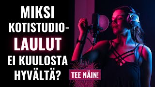 Miksi lauluäänitys ei kuulosta siltä kuin haluaisit? – Kotistudiokoutsi.fi