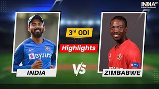 3ʳᵈ ODI | Hindi | Highlight | India Tour Of Zimbabwe | 22nd August 2022