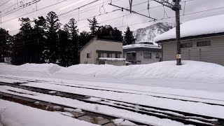 【転線後急加速！！】北越急行ほくほく線 車窓 六日町→魚沼丘陵/Hokuhoku Express Hokuhoku Line Train Window Muikamachi→Uonuma-Kyūryō