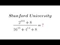 Can you Pass Stanford University Admission Simplification Problem? #maths #exponent #education #math