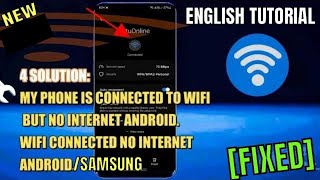My Phone Is Connected To WIFI But No Internet Android || WIFI Connected No Internet [Fixed]