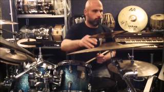 DRUM LESSON: Single stroke \u0026 paradiddle combination grooves