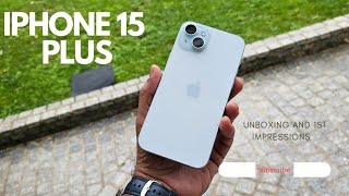 IPhone 15 Plus Unboxing in Blue 💙 colour ( Best Battery life on any iPhone)