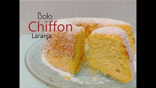 Bolo Chiffon Laranja | Com Gosto